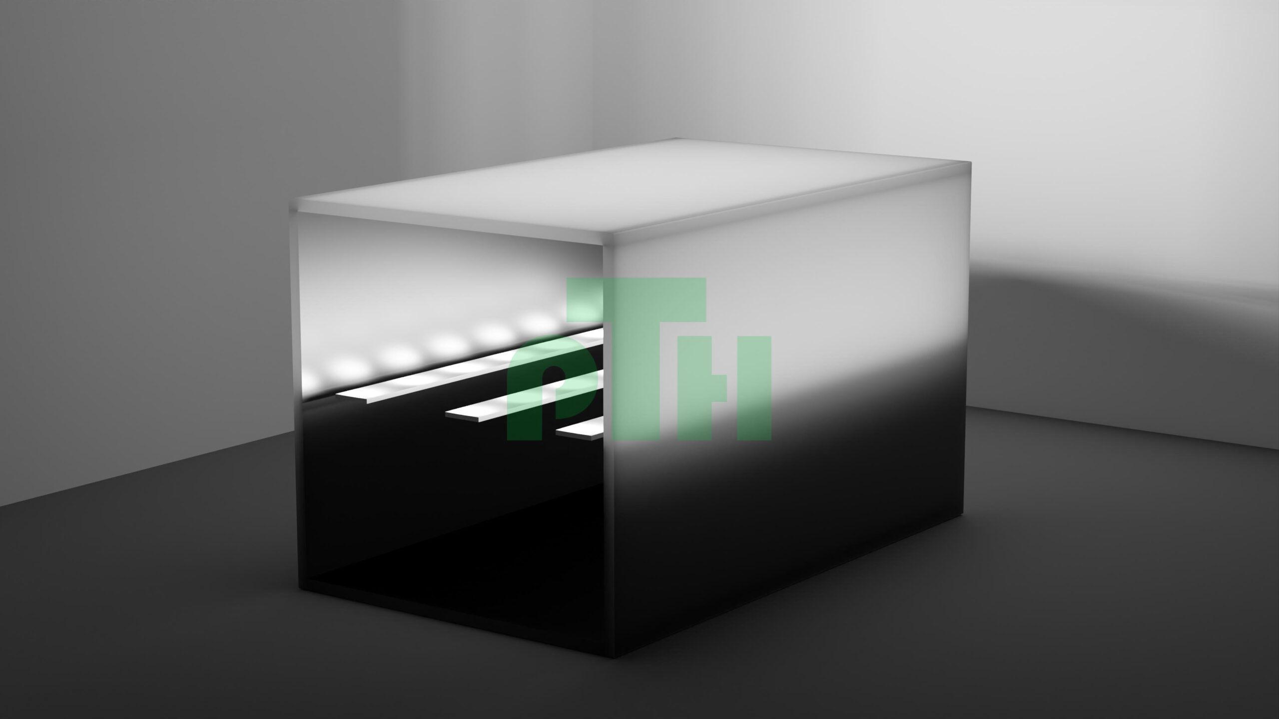 PC BW (blanco y negro encendido)